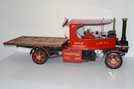 main Pride Of Penrhyn live steam Lorry wagon 1/5th 2.4" scale for sale.