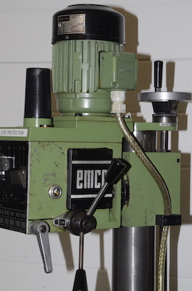right view Emco FB2 U2 vertical milling machine for sale