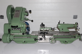 main Myford Super 7 power cross feed lathe for sale SK153103