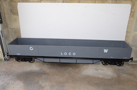 main view GWR 7.25" gauge live steam passenger wagons for sale