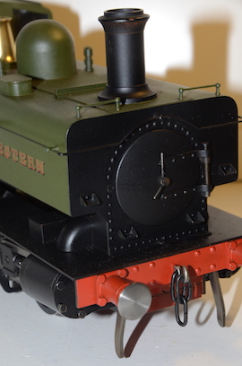 front 1366 G1 0-6-0 Pannier tank loco gauge 1 live steam for sale