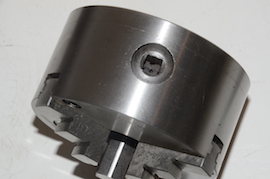 stamp Myford Super 7 ML7 Burnerd 4" 3 jaw self centering lathe chuck for sale