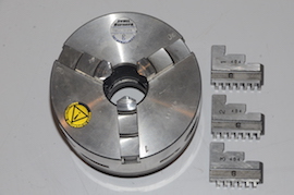 Pratt Bunerd 5" 3 jaw griptru lathe chuck D1-3 camlock for sale