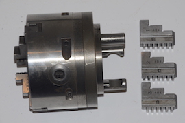 Pratt Bunerd 5" 3 jaw griptru lathe chuck D1-3 camlock for sale