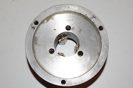 back 6" 3 jaw self centering lathe chuck boxford colchester myford for sale