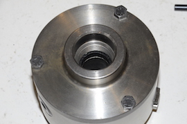 back 100mm tos 4 jaw self centering myford lathe chuck for sale