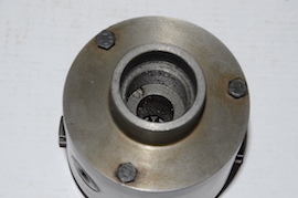 back Myford TOS 80mm 4 jaw self centering chuck for sale