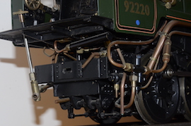 under Evening Star 9F 3.5" 2-10-0 BR live steam loco LBSC for sale