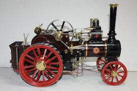 main view Taylor Hemmens Allchin 3/4" live steam traction engine for sale