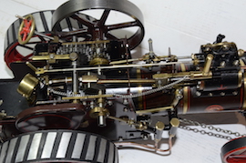 main view Taylor Hemmens Allchin 3/4" live steam traction engine for sale