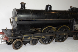 front view Antique vintage 1928 3.5 live steam loco locomotive  LNWR Atlantic 442 Bowen Cook George Whale for sale