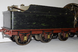 tender view Antique vintage 1928 3.5 live steam loco locomotive  LNWR Atlantic 442 Bowen Cook George Whale for sale