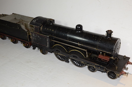 main view Antique vintage 1928 3.5 live steam loco locomotive  LNWR Atlantic 442 Bowen Cook George Whale for sale