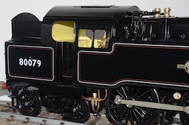 cab2 5" Silver Crest BR standard class 4 2-6-4 live steam tank engine for sale