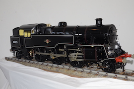 side 5" Silver Crest BR standard class 4 2-6-4 live steam tank engine for sale