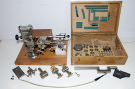 B.T.M. watchmaker's lathe by ROF BTM E.H.Jones Ltd for sale