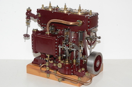 condensor J.G.S. Clarke O.B. Bolton triple expansion live steam engine for sale. Reeves