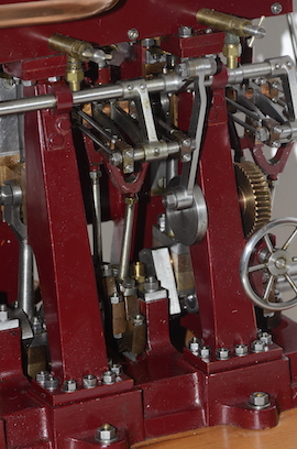 motion J.G.S. Clarke O.B. Bolton triple expansion live steam engine for sale. Reeves