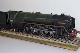 3.5" Britannia 4-6-2 live steam loco LBSC for sale western steam boiler Helen Verrall