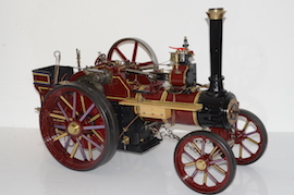 main view Burrell 2" live steam traction engine for sale