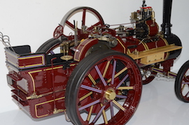 side view Burrell 2" live steam traction engine for sale