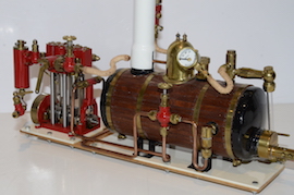 max2 Maxwell Hemmens MAX 2 live steam launch plant + boiler for sale