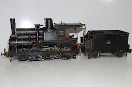 main G1 4-2-0 La Belgique 604 live steam loco for sale Flaman boiler The Camel French Est railway 