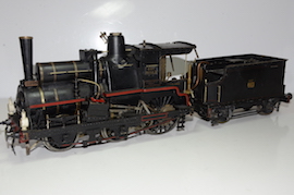 main G1 4-2-0 La Belgique 604 live steam loco for sale Flaman boiler The Camel French Est railway 