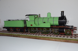 main 3.5" 4-4-0 Highland Railway Loch Class 131 Loch Shin live steam loco for sale. Dubs & Co. David Jones.