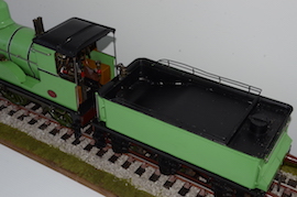 main 3.5" 4-4-0 Highland Railway Loch Class 131 Loch Shin live steam loco for sale. Dubs & Co. David Jones.