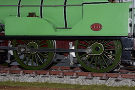 splashers 3.5" 4-4-0 Highland Railway Loch Class 131 Loch Shin live steam loco for sale. Dubs & Co. David Jones.