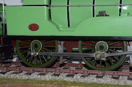 splashers 3.5" 4-4-0 Highland Railway Loch Class 131 Loch Shin live steam loco for sale. Dubs & Co. David Jones.