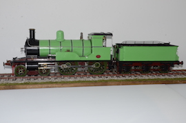 side4 3.5" 4-4-0 Highland Railway Loch Class 131 Loch Shin live steam loco for sale. Dubs & Co. David Jones.