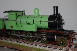 side 3.5" 4-4-0 Highland Railway Loch Class 131 Loch Shin live steam loco for sale. Dubs & Co. David Jones.