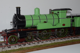 side2 3.5" 4-4-0 Highland Railway Loch Class 131 Loch Shin live steam loco for sale. Dubs & Co. David Jones.