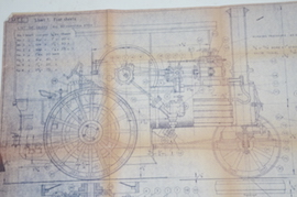 drawing2 ME 1" live steam traction engine Model Engineering Henry Greenly & Steel for sale.