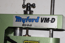 main view myford ML10 VMD milling machine lathe for sale