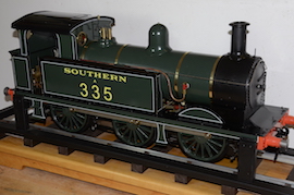 main view Southern 335 R1 class SE & CR 5" 0-6-0 live steam tank loco Maxitrak for sale