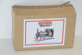 box Gauge 1 Roundhouse Bertie 0-4-0 live steam tank loco 16mm on 32mm track for sale.