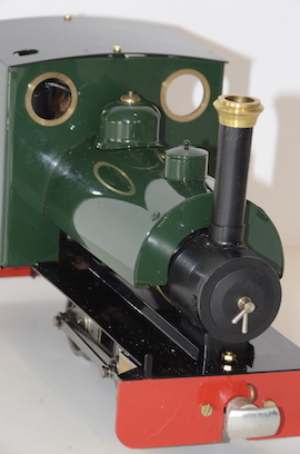 main Gauge 1 Roundhouse Bertie 0-4-0 live steam tank loco 16mm on 32mm track for sale.