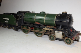 main view Vintage vintage 3.5" live steam loco locomotive  LBSC Roedean Schools 4-4-0 for sale