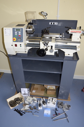 Sieg SC4 variable speed lathe for sale. Axminster