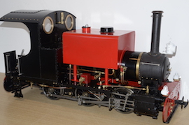 5" Simplex live steam 0-6-0 tank loco for sale