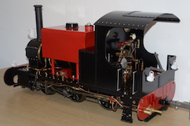 end 5" Simplex live steam 0-6-0 tank loco for sale