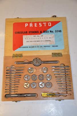 main view Lall Tap & Die set BSW for sale