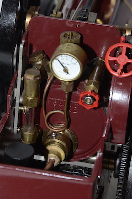 backhead Accucraft Maxitrak 3/4" Allchin live steam traction engine for sale