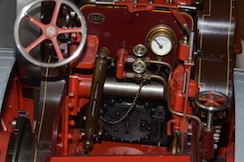 door 1.5" Royal Chester Allchin live steam traction engine for sale