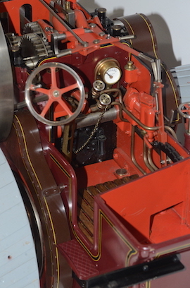 rear 1.5" Royal Chester Allchin live steam traction engine for sale