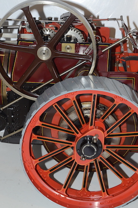 rear 1.5" Royal Chester Allchin live steam traction engine for sale