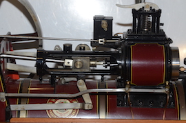 cover 1.5" Royal Chester Allchin live steam traction engine for sale